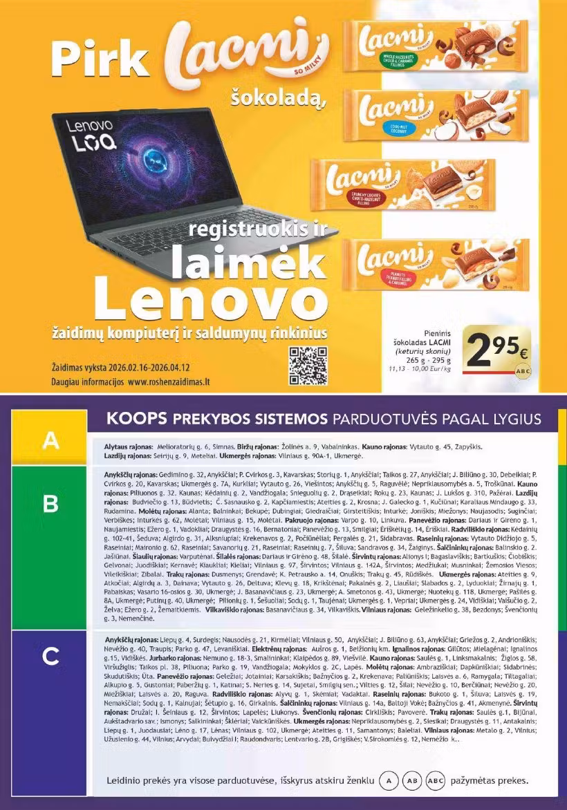 KOOPS akcijų leidinys (Galioja nuo 03-30 iki 04-12) - puslapis 1