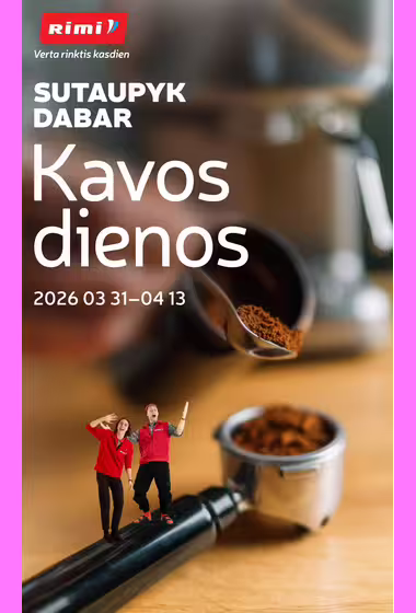 Rimi akcijų leidinys (Galioja nuo 03-31 iki 04-13)