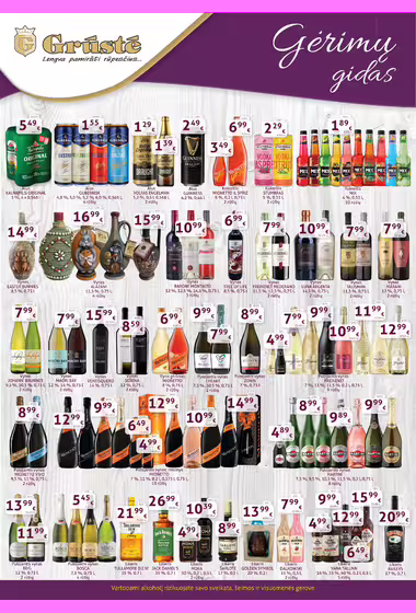 Grūstė akcijų leidinys (Galioja nuo 04-01 iki 04-10)